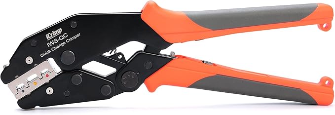 iCrimp Rachet Crimping Tool for Insulated Terminals, AWG 22-10 Wire Crimper, Electrical Crimp Tool, X30J Jaws