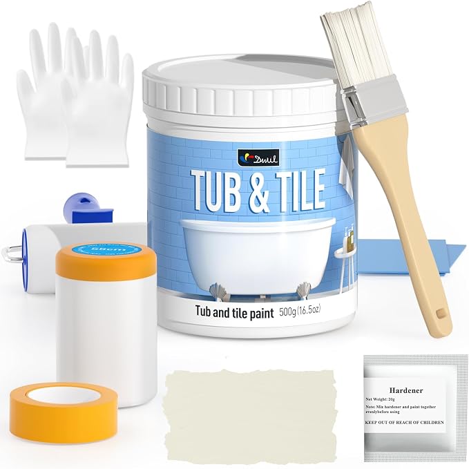 DWIL Tile Paint, Tub and Tile Refinishing Kit by DWILPAINT