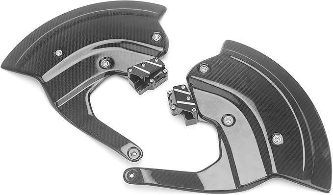 Motorcycle Front Brake Caliper Disc Guard Fairing Protector For BMW M1000RR S1000R S1000RR S1000XR 2020 2021 2022 2023 2024 Carbon Fiber Aero Disc Fender Accessories (100% Carbon Fiber)