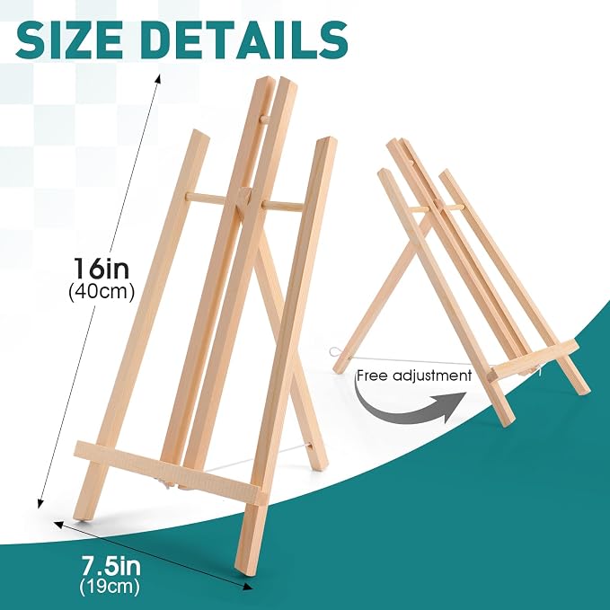 ESRICH 2 PCS 16 Inch Tabletop Easel, Tabletop Easel - Image 2