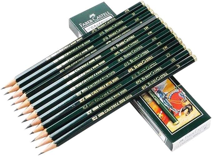 Faber-Castell Castell 9000 Graphite Pencils, 8B Pre-Sharpened - Image 3