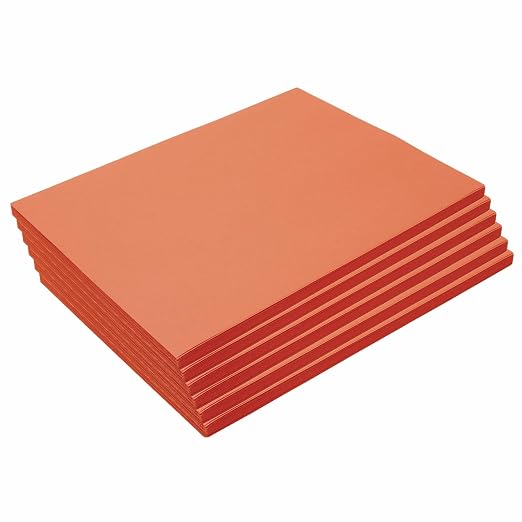Colorations 9" x 12" Mediumweight Orange Construction Paper, 300 Sheets | Bulk by Colorations