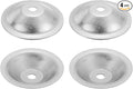 MECCANIXITY 4 Pcs M10 Arbor Washer, 2x80mm 304 Stainless Steel Bench Grinder Arbor Washer for Bench Grinder Polisher Wire Wheel Buffing, Silver