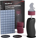 Nicpro Miniature Painting Handle Kit, 360° Rotating Miniature Holder | by Nicpro