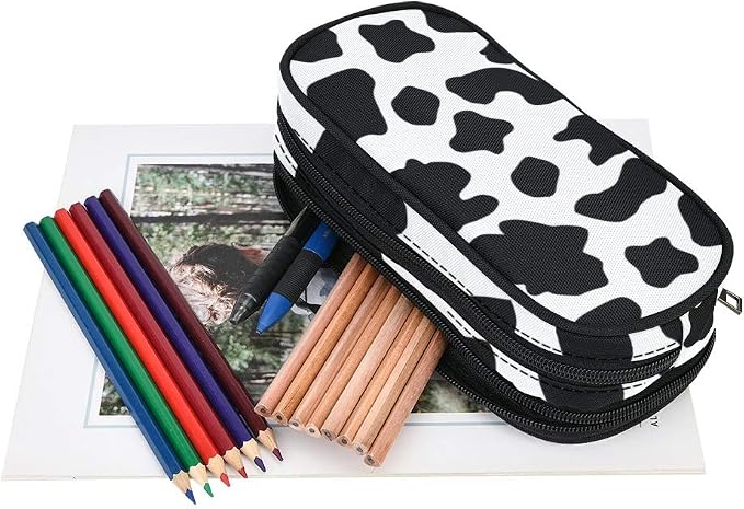 ANANGTEE Cow Print Pencil Pouch Case - Image 3
