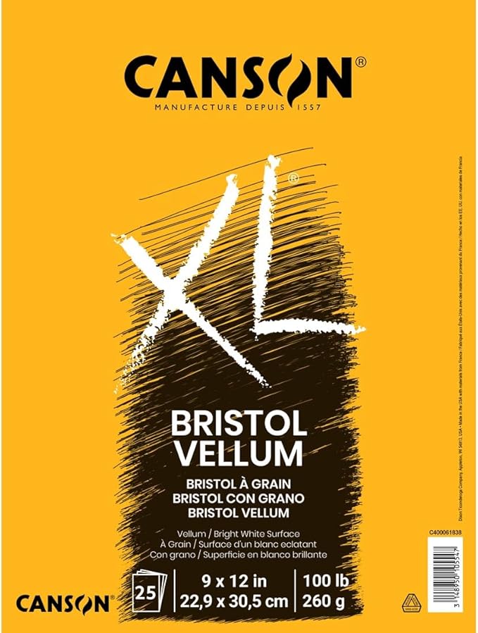 Canson XL Series Vellum Bristol Pad 9x12 by Unknown