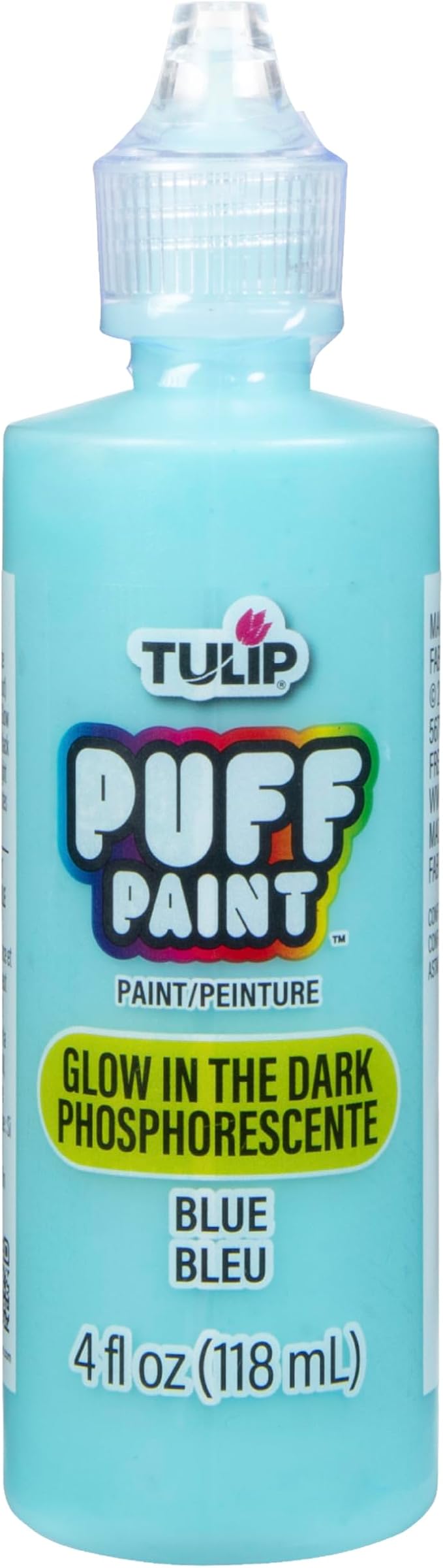 Tulip Puff Glow In The Dark Fabric Paint, Permanent Craft Paint by Tulip
