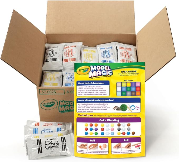 Crayola Model Magic, Air Dry Modeling Material, Teacher Classroom Must Haves by Crayola
