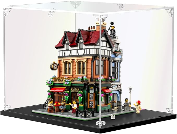 Clear Acrylic Display Case, Self-Assemble Showcase by dofopo