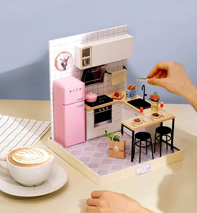 Flever Dollhouse Miniature DIY House Kit Creative Room - Image 8