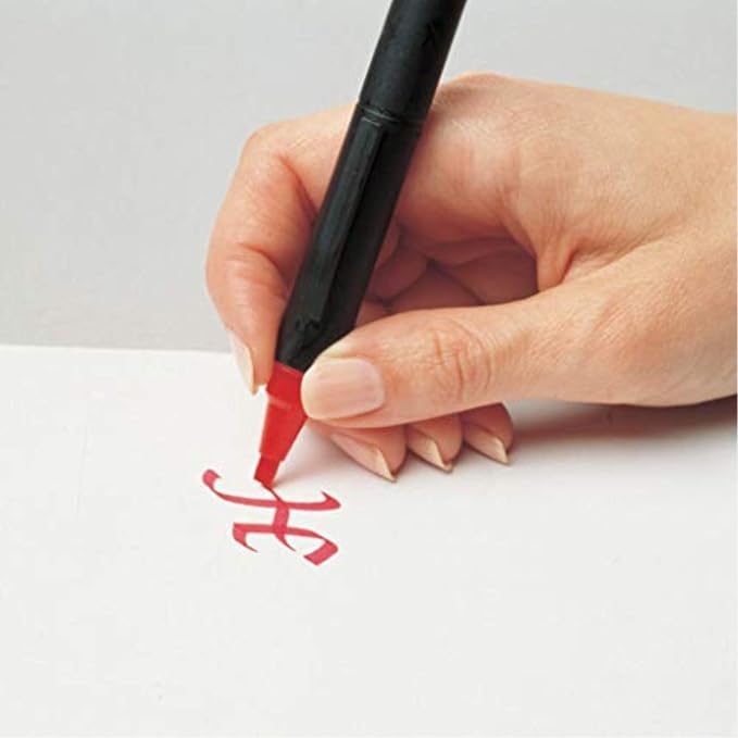 ProFolio by Itoya, Double Header Calligraphy Marker, 1.5mm and 3mm Chisel Tips by Unknown
