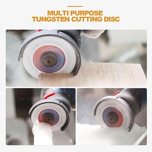 Carbide Multi Wheel 2inch - BRSCHNITT Wood Cutting Disc mini Angle Grinder 10mm Bore for Cutting Wood, Copper, Aluminum, Plastic and Soft Metal