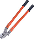 24 Inch Heavy Duty Cable Cutter with Ergonomic handle, Industrial Strength Cutter for Copper and Aluminium Cables and Rppes