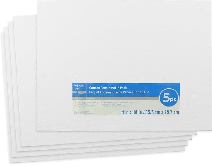 5 Count 14 x 18 Canvas Panels by Artist's Loft - Image 2