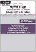 Sleeve Kings Standard Card Sleeves – 110 Count, Large Square Size, Compatible by SleeveKings