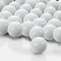 CYS EXCEL White Glass Gemstone Vase Filler Aquarium Round Marble Beads by CYSEXCEL%C2%AE