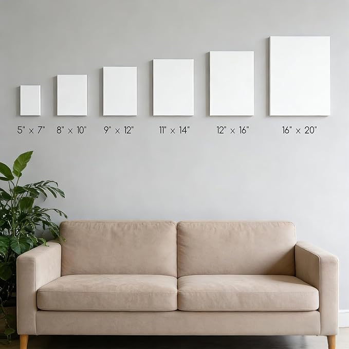 MEEDEN 12-Pack 100% Cotton Canvas Boards - Image 6