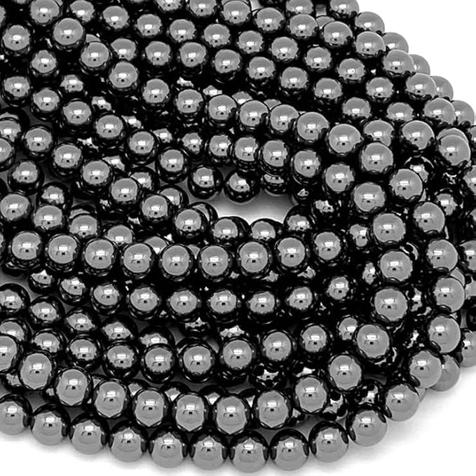 Zenkeeper 108 Pcs Hematite Gemstone Beads - Image 3