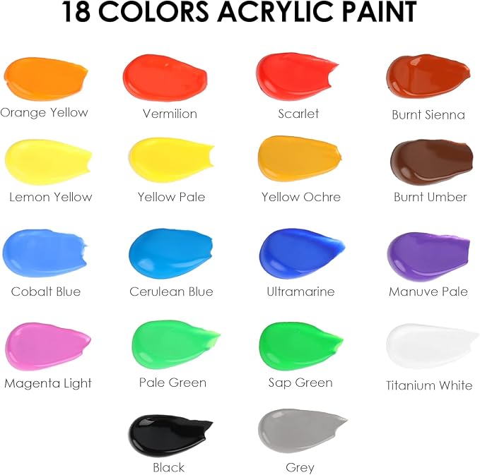 GOTIDEAL Acrylic Paint Set - Image 2