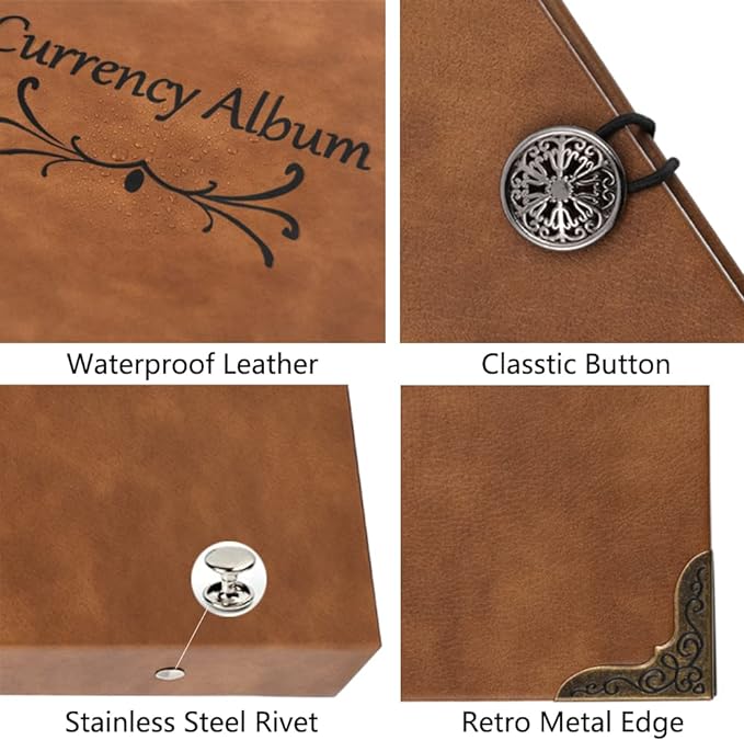 Currency Paper Money Collection Album Book - Image 3