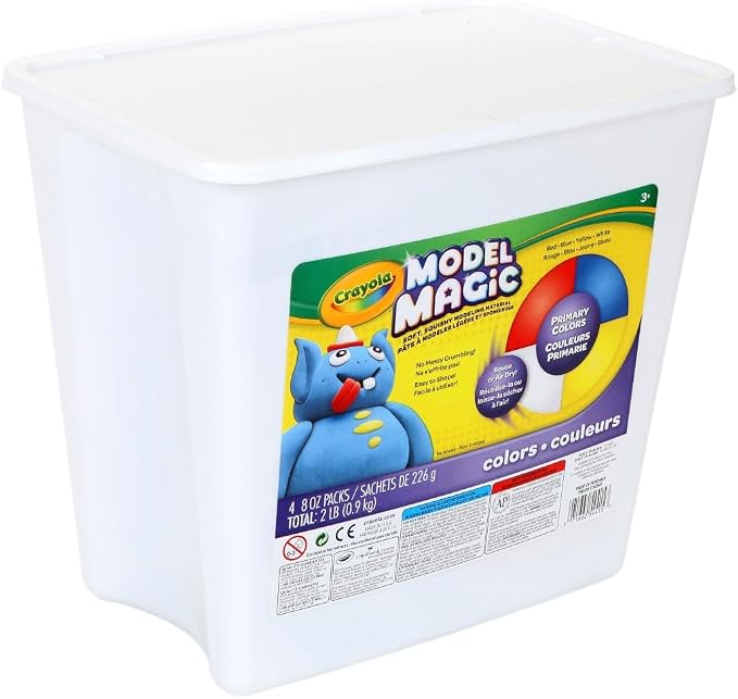 Crayola Model Magic, Modeling Clay Alternative, Primary Colors, Air Dry Clay - Image 3
