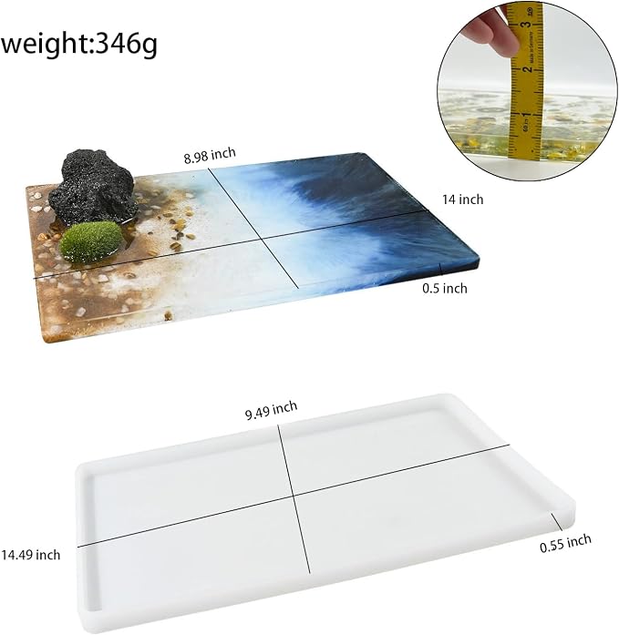 14-inch Extra Large Silicone Tray Mold - Image 2