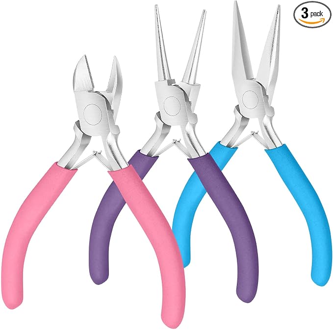 Pliers for Jewelry Making, Shynek Jewelry Pliers Set Includes Needle Nose Pliers by shynek