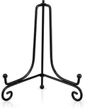 Artliving Plate Stands for Display, 8 Inch Black Iron Easel Plate Display Photo by Artliving