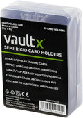 Vault X Semi-Rigid Trading Card Holders, Hard Sleeves by VaultX
