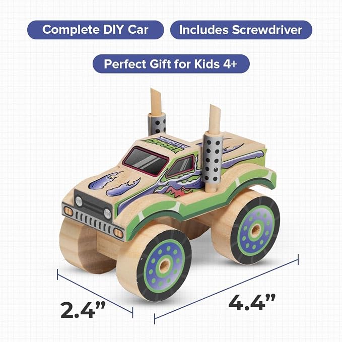Little Jupiter DIY Wooden Kits w/Stickers - Image 5
