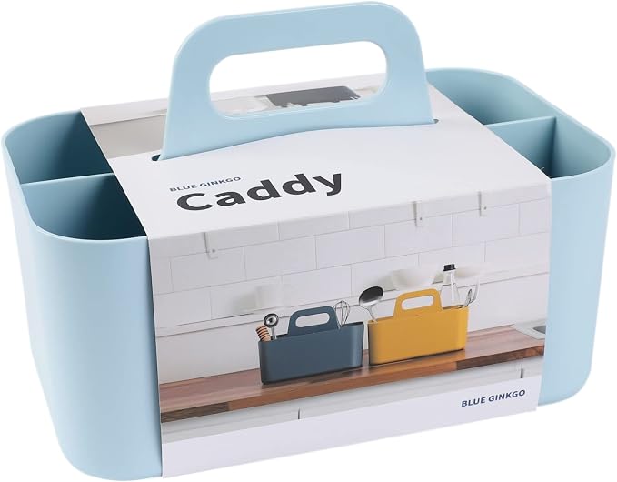BLUE GINKGO Stackable Organizer Caddy, Made in Korea | Portable. Adjustable. by BLUEGINKGO