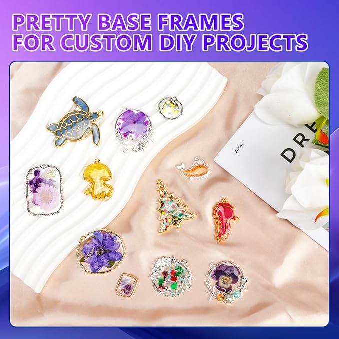 KISREL UV Resin Jewelry Making Kit - 500g Crystal Clear UV Resin - Image 7