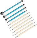 10Pcs Dotting Tools, Ball End Dot Art Tools by HSYMQ