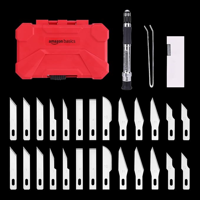 Amazon Basics 29-Piece Precision Hobby Knife Set - Image 2