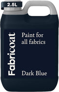 Fabricoat Dark Blue Fabric Upholstery Paint & Dye | 2500ml / 85 fl oz | Restore by Fabricoat