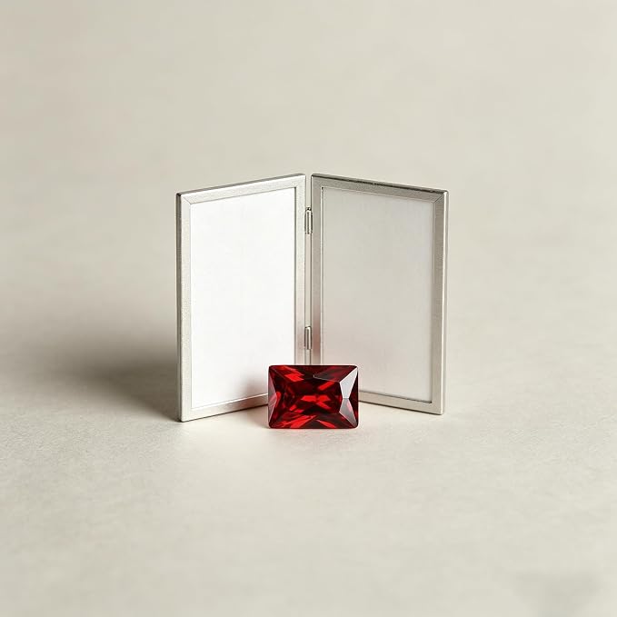 Ruby Red Cubic Zirconia Loose Beads Unset - Image 9