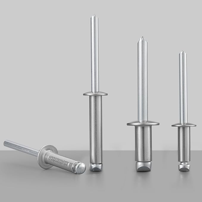 90pcs 3/16" x5/8" Stainless Blind Rivets,Pop Rivets,304 Stainless Steel Grip and Steel Mandrel, 4.8 x 16mm