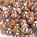 1000PCS Mixed Sizes 3/4/5/6/8/10mm Flatback Half Round Pearls Gems by Unknown
