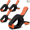 HORUSDY 4-Pack Spring Clamps Heavy Duty, 7-inch Large Plastic Clamps by HORUSDY