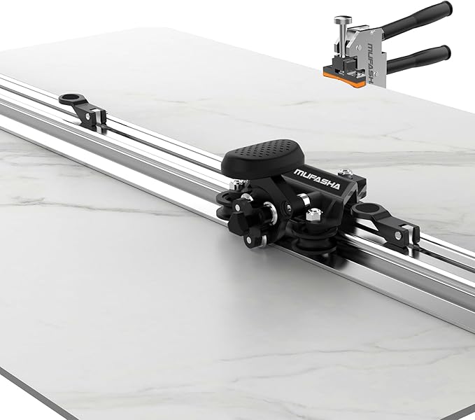 70 Inch Large Manual Tile Cutter with Aluminum Alloy Rails Porcelain Ceramic Tile Cutter With Case Cutting Length Up To 62.9 Inches