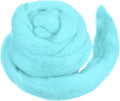 MECCANIXITY Wool Roving Yarn Soft Felting Wool 50g/1.76oz Pure Chunky Roving by MECCANIXITY