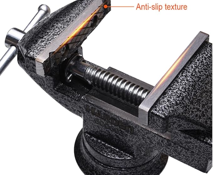 Bench Vise Heavy Duty 2.5 inch Table Clamp On Vise, Bench-Table Vice Clamp with 2-inch Jaw Width and 2 1/2 inch Jaw Opening, Woodworking Workbench Vise with Bolts & Nuts