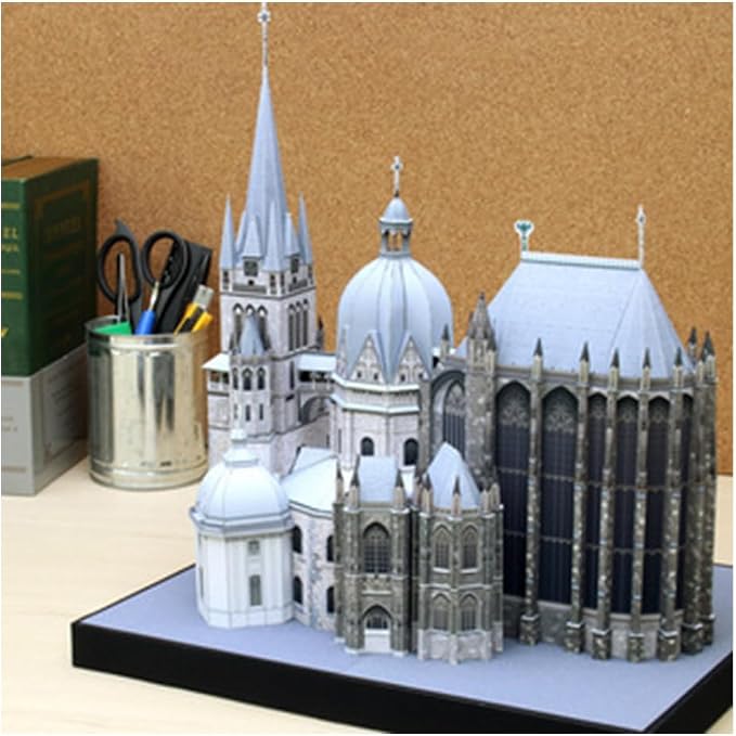 Aachen Cathedral DIY Paper Model Kit - Image 2