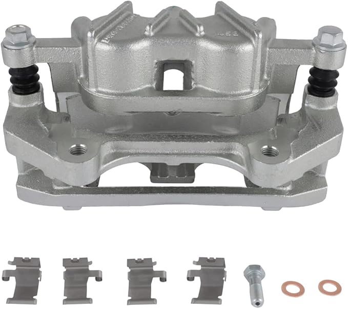 SCITOO 18B5469 Front Right Disc Brake Caliper w/Bracket Fit For Ford For Explorer 2013-2016,For Ford For Police Interceptor Utility 2013-2016,For Lincoln MKT 2013-2018, Double Pistons