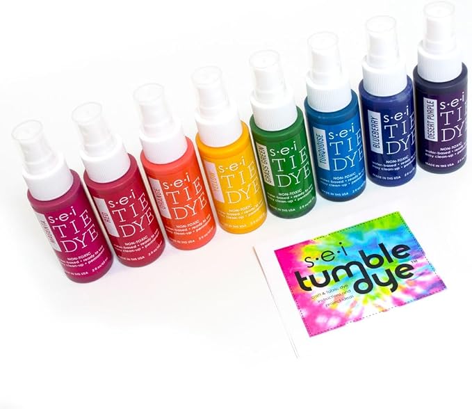SEI 8 Pack Classic Tie Dye Spray Kit, Tye Dye Kits - Image 5