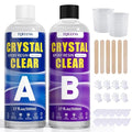 TQELFSS Epoxy Resin Kit 34 OZ, Crystal Clear Epoxy Resin Epoxy, Fast Curing by Unknown