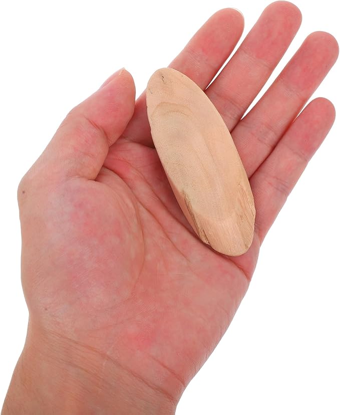 Natural Driftwood Pieces Oval 20 Pcs 3.07X1.06 Inch Rustic Wood Discs - Image 3