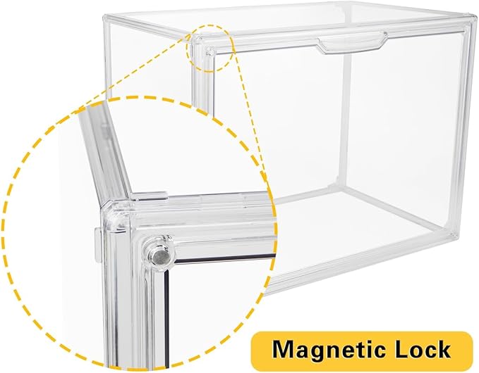 GUDEMAY Clear Stackable Plastic Storage Bins - Image 5