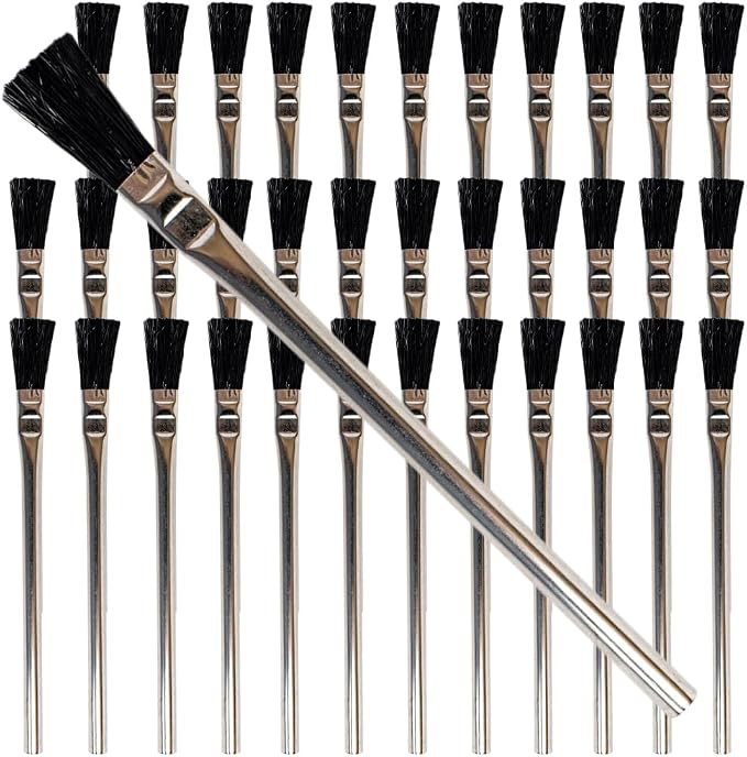 Pro Grade Acid Brushes, 3/8 Inch Flux Brush by ProGradeSupplies
