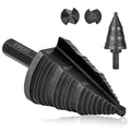 Step Drill Bit for Metal, 1-3/8" to 7/8", Drill Bit Set for SS, Hard Metal, Wood, HEX Shank, 3-Steps. #207